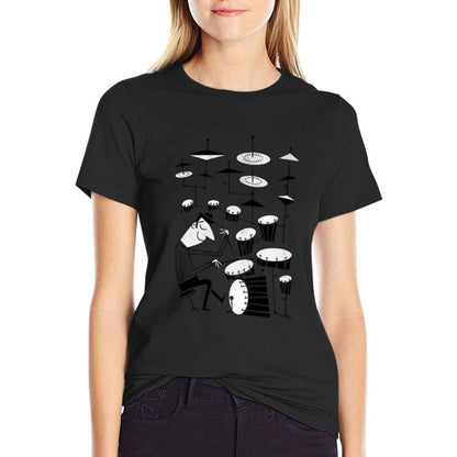 Play That Beat  Oversized Silhouette T-Shirt