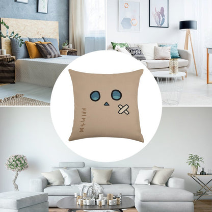 Friend - Nanashi Mumei Mascot △ - Hololive #HoloCouncil Linen Throw Pillow Cover