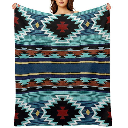 Navajo Blanket, Southwestern Art Design, Native American Blanket, Native American Art, Indian Art, Indian Blanket, Woven Blanket Throw Blanket