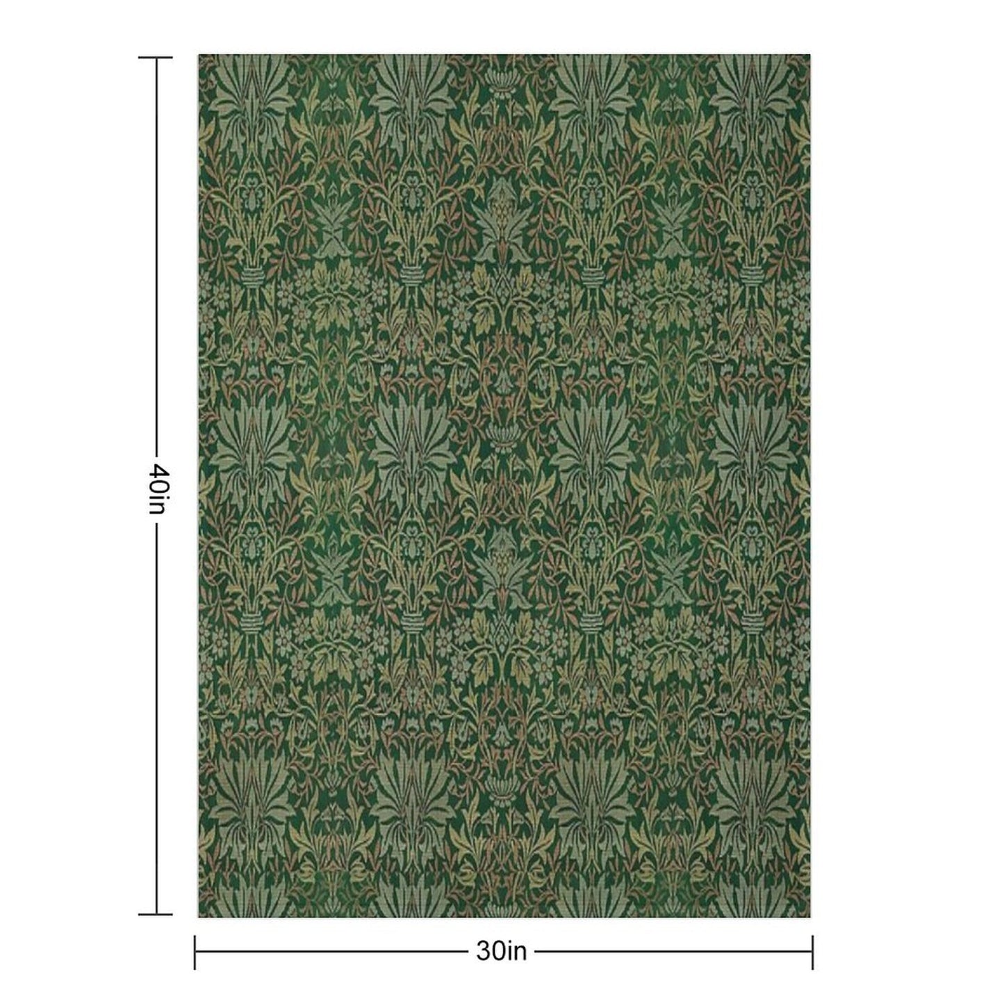 Flower Garden by William Morris, 1879 Throw Blanket