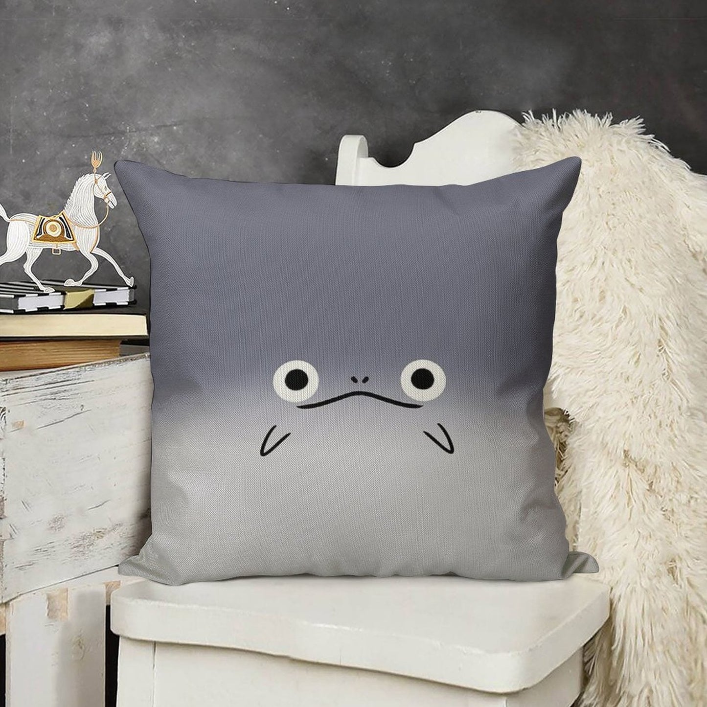 Namazu FFXIV Linen Throw Pillow Cover