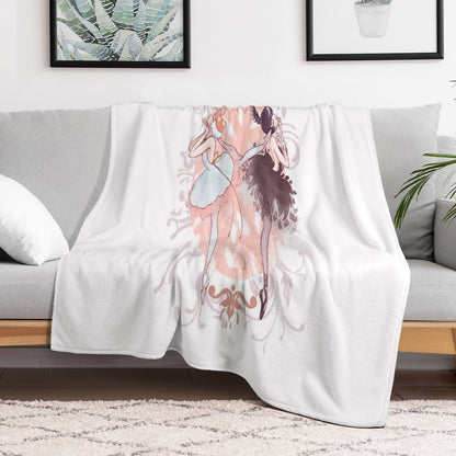 Crow And Duck Throw Blanket