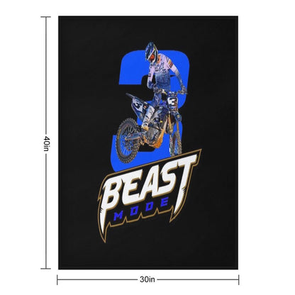 Eli Tomac ET3 Throw Blanket