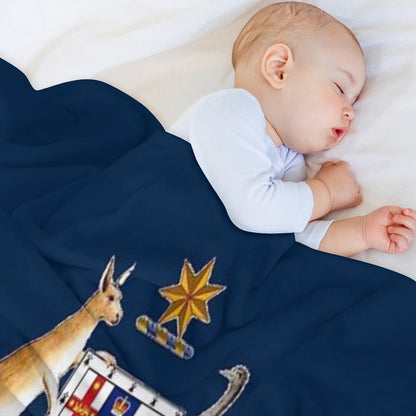 Australian Coat of Arms Throw Blanket