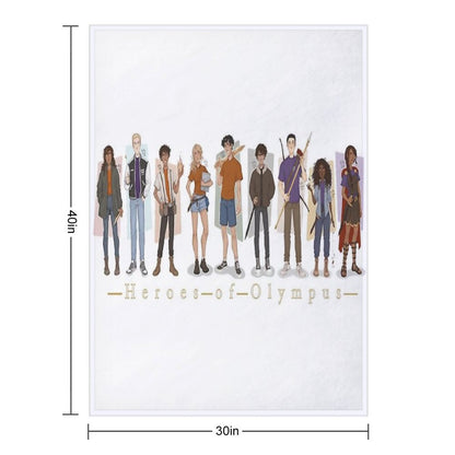 Heroes of Olympus Throw Blanket