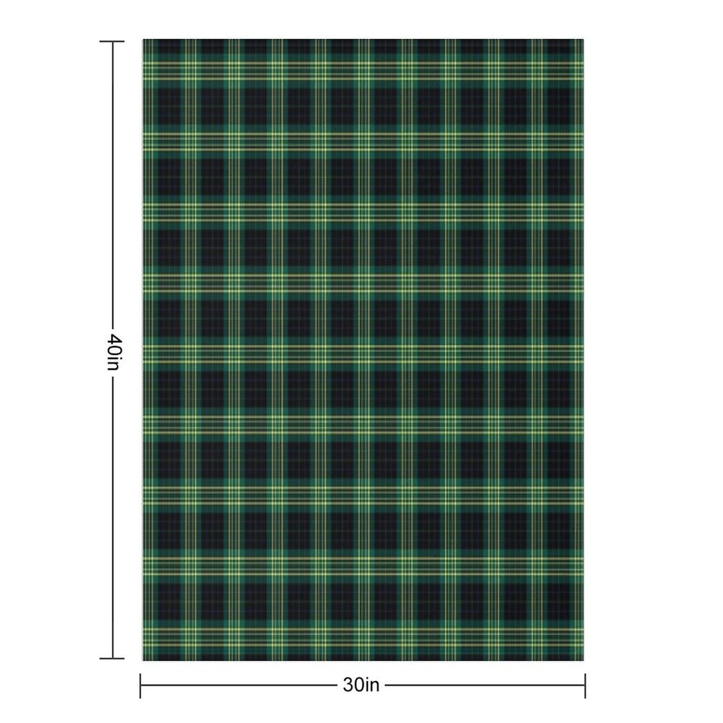 Clan Fitzpatrick Hunting Tartan Throw Blanket