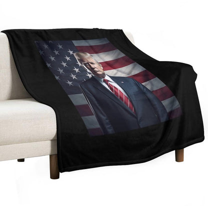 Donald Trump President Throw Blanket