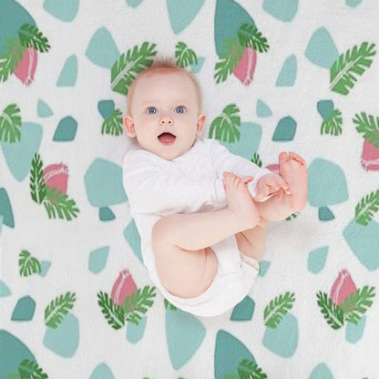 Ivysaur Pattern Throw Blanket