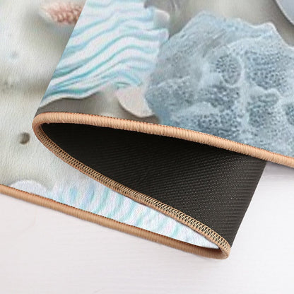 Seashells And Starfish  Toxin-Free Bath Mat