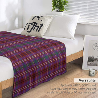 MCCALL (MacColl, McColl) Tartan ✧ Scottish Highland Clan & Family Name Tartan Throw Blanket
