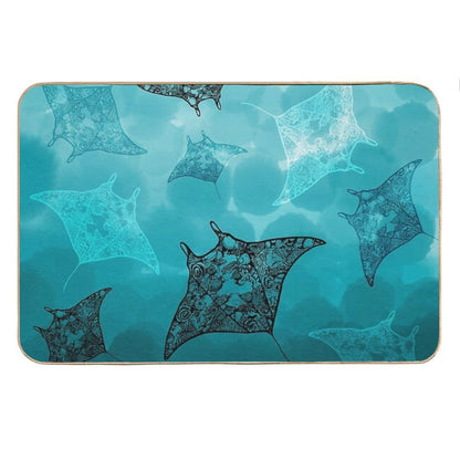 Manta's Eye View Bath Mat
