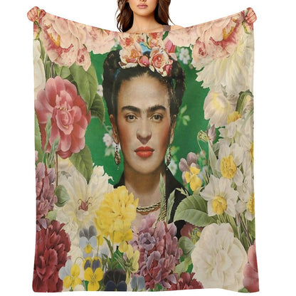 Frida Kahlo IV Throw Blanket