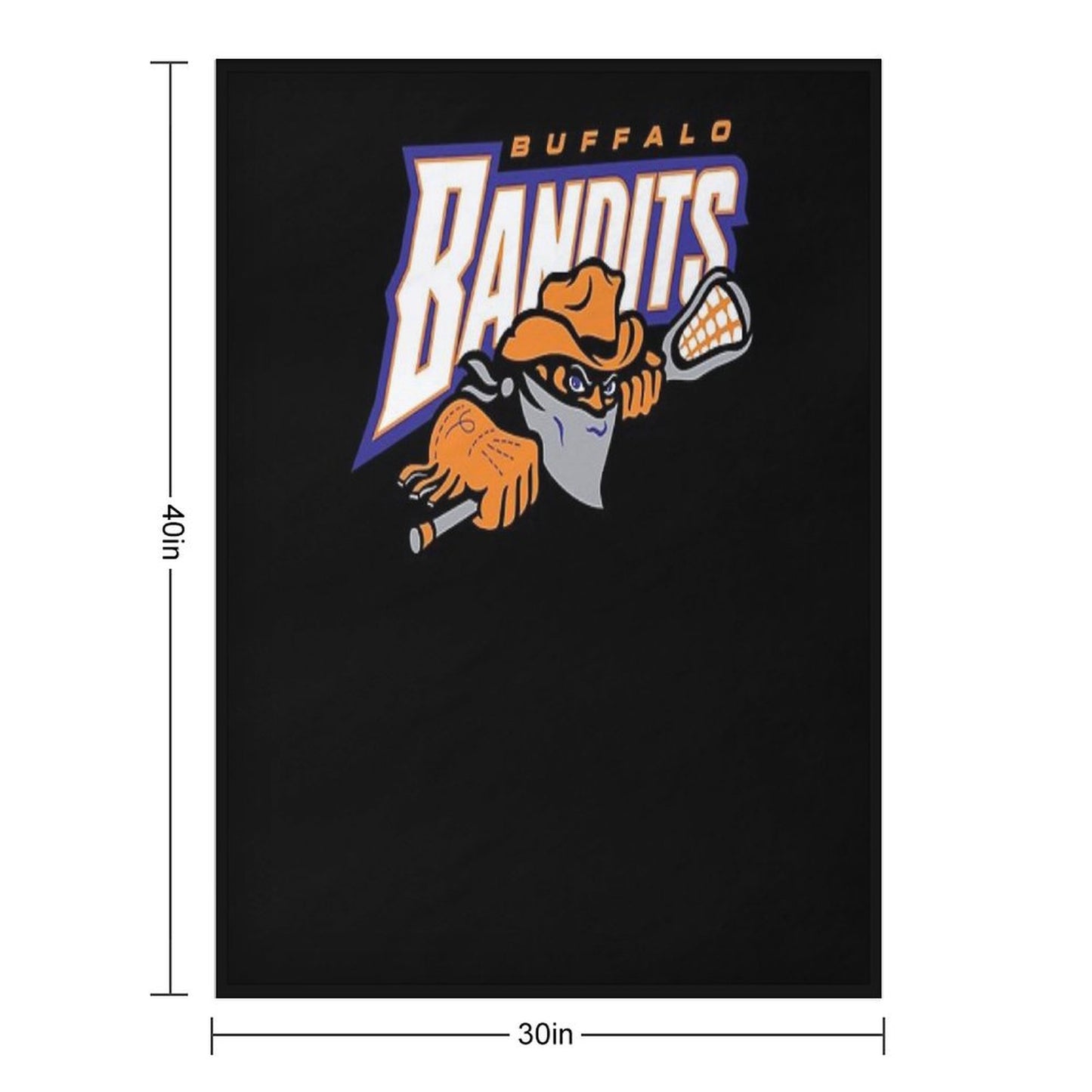 Buffalo Bandits Throw Blanket