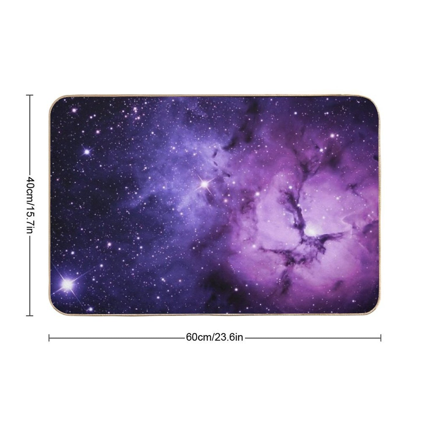 Purple Nebula Bath Mat