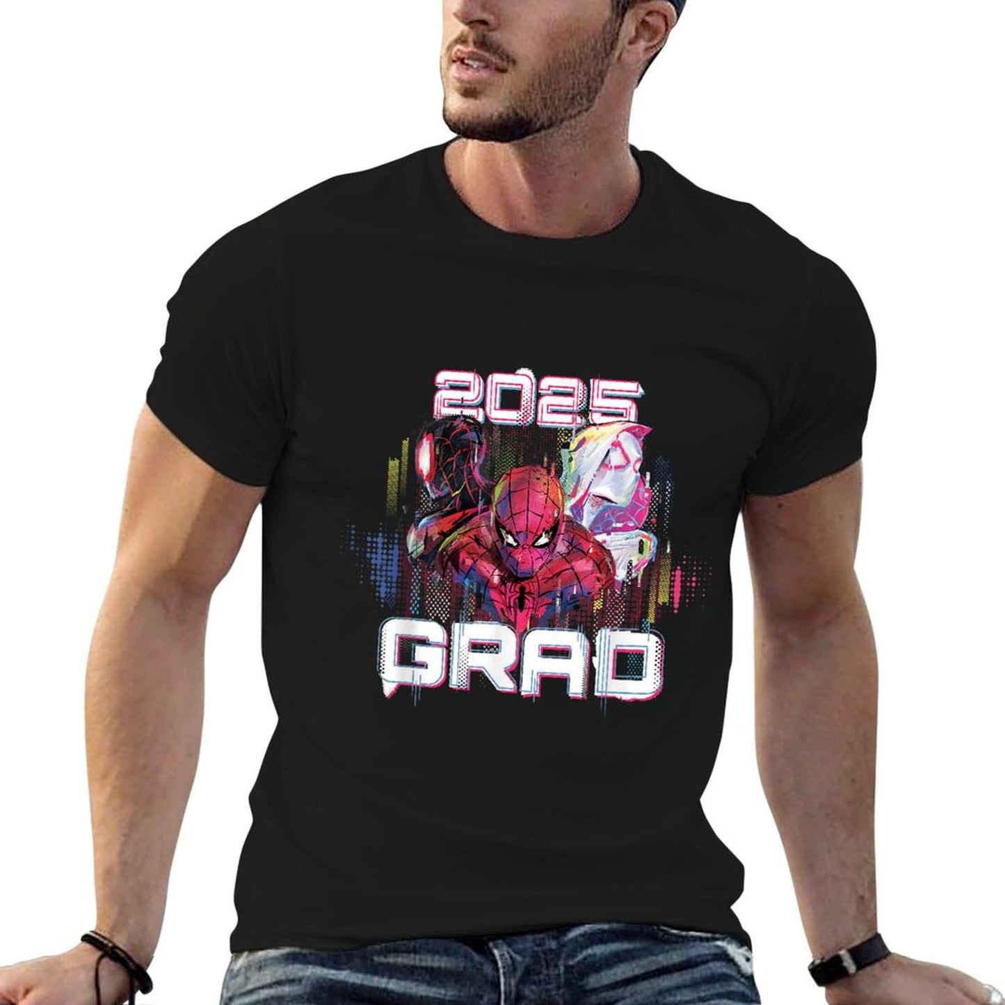 Marvel Super Heroes Spider-Man Trio &#34;2025 Grad&#34; Graduation T-Shirt