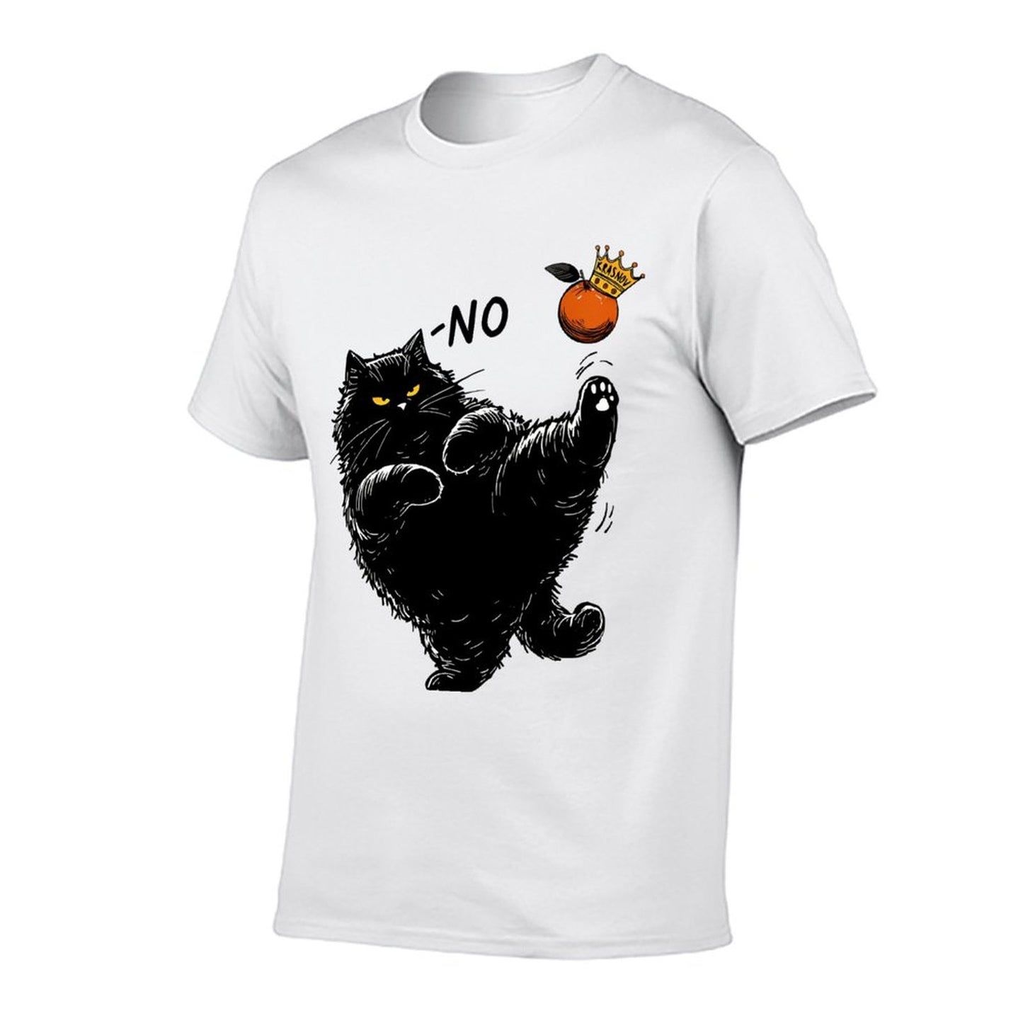 Black Cat No Kings In America Comfortable T-Shirt