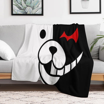 Monokuma Throw Blanket