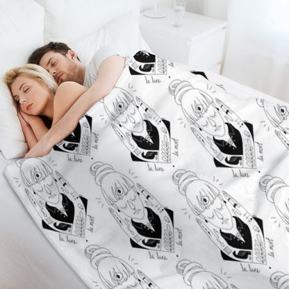 Moon  Death Throw Blanket