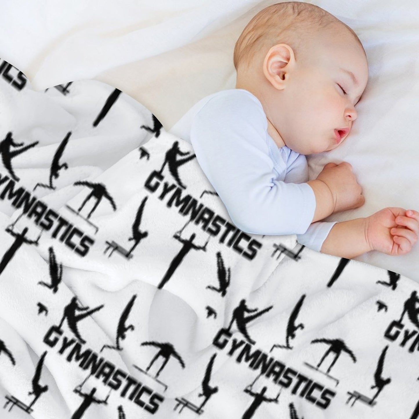 Gymnast, Gymnastics - Men's And Boys Gymnastics Throw Blanket