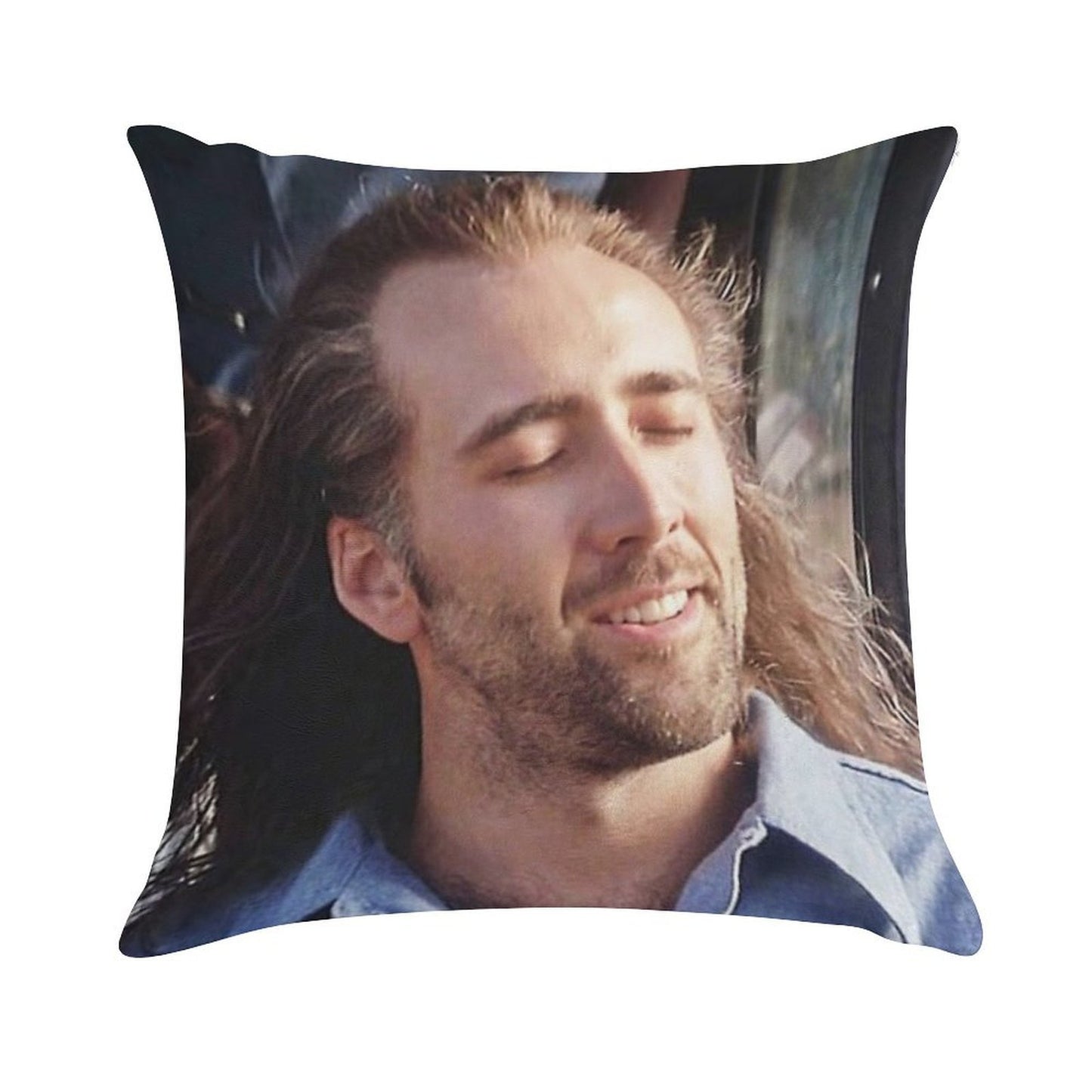 Nicolas Cage Soft Anti-Pilling Throw Pillow