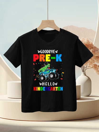 Goodbye Pre-K Hello Kindergarten Graduation Kids T-Shirt