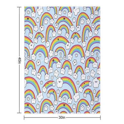 Rainbows Everywhere! Throw Blanket