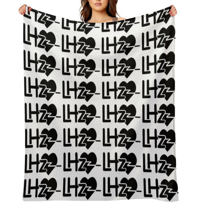 LHZ (Black) Throw Blanket