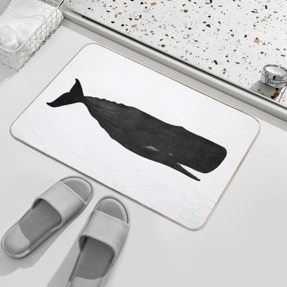 Sperm Whale  Absorbent Bath Mat