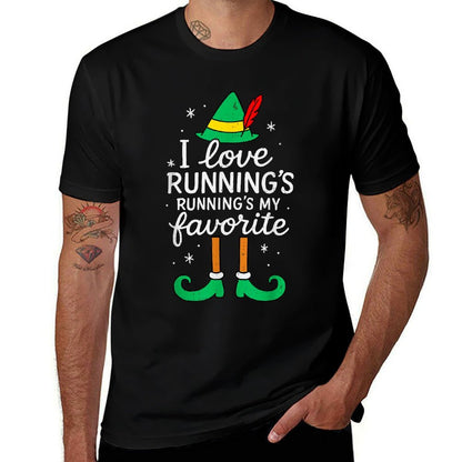 Funny Running Christmas Run Runner Xmasn Girl Boys Kids  Breathable T-Shirt