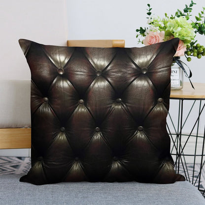 Chesterfield Natural Linen Throw Pillow Cover