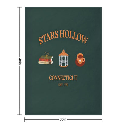Stars Hollow Connecticut Throw Blanket