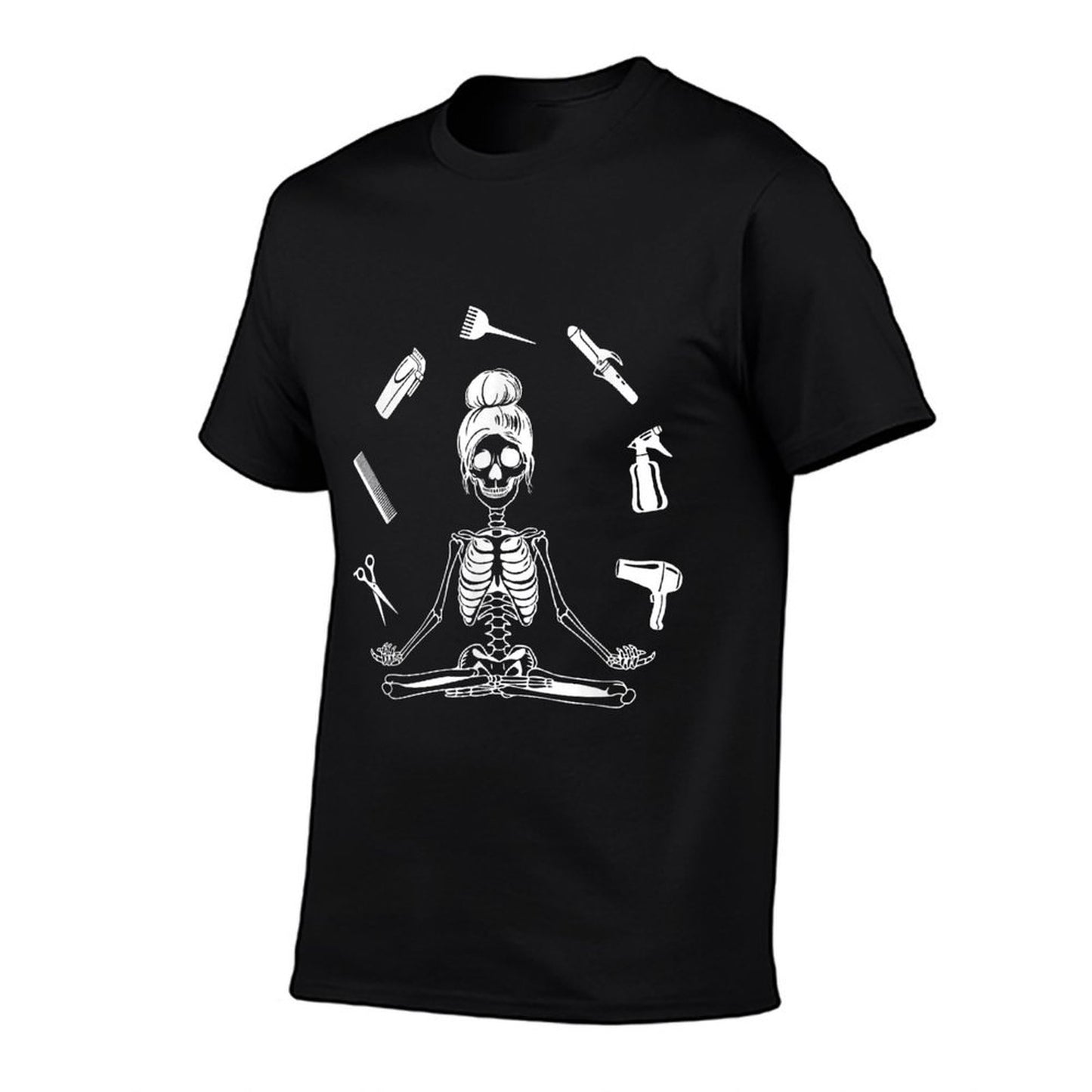 Hair Stylist Skeleton Hairdresser Hairstylist T-Shirt
