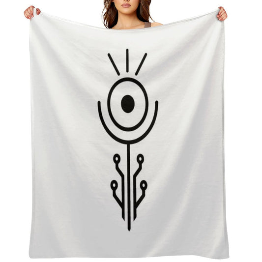 Totem of Still Ascent Throw Blanket