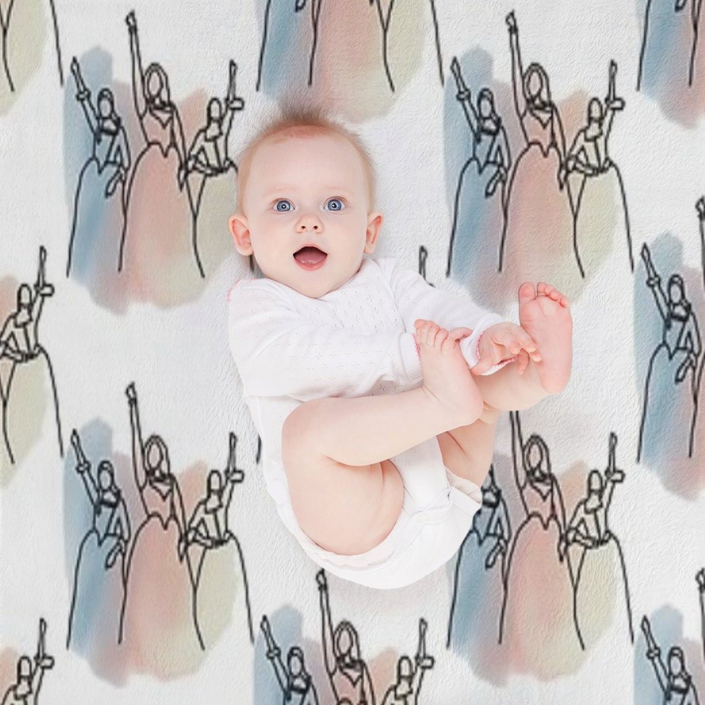 Schuyler Sisters Design Throw Blanket