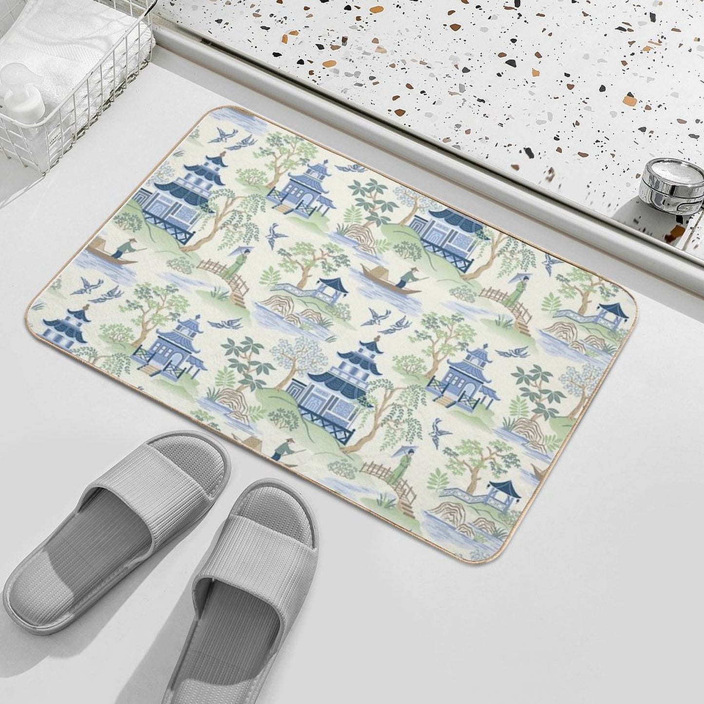 Chinoiserie Bath Mat