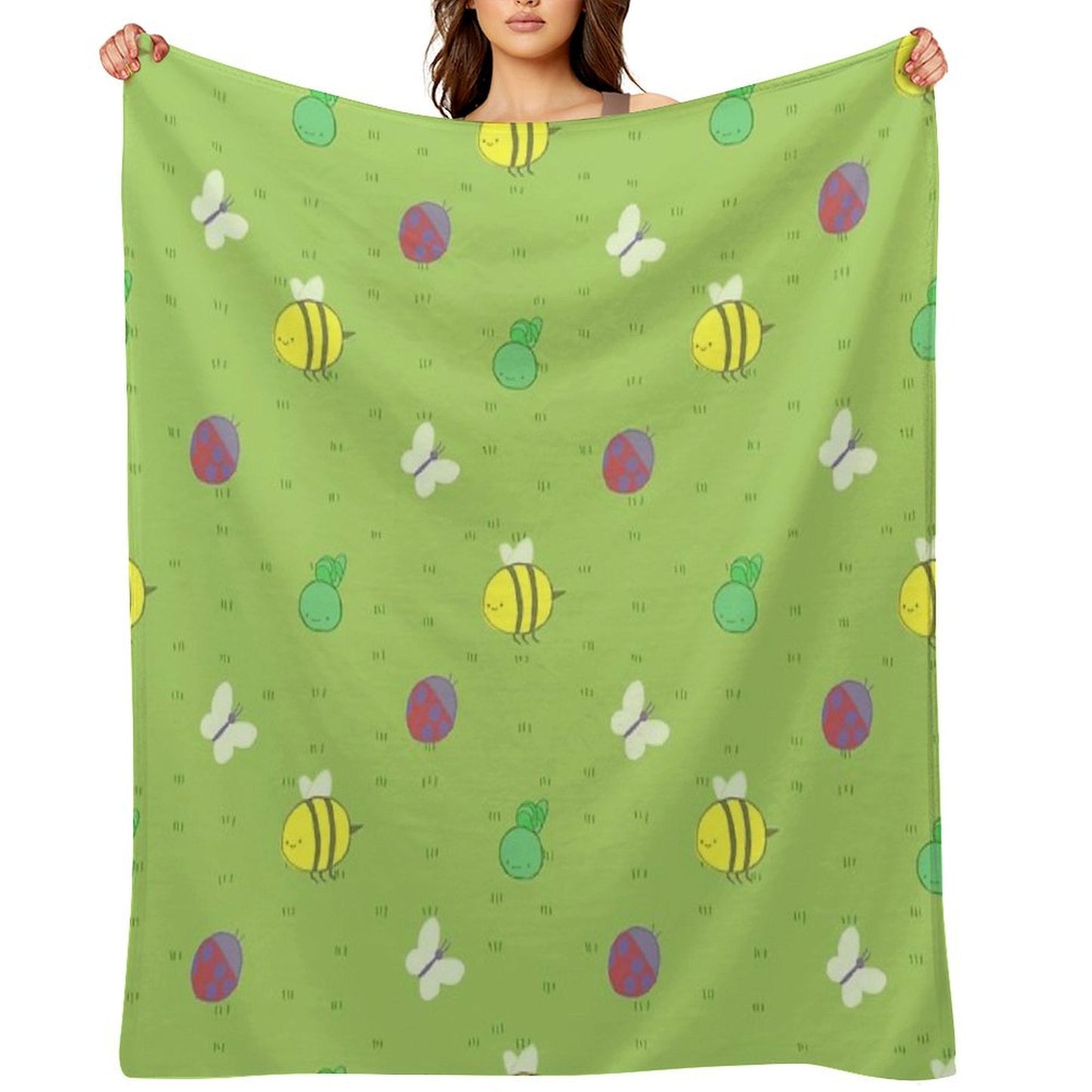 Adventure Time™ End Credits Pattern Throw Blanket