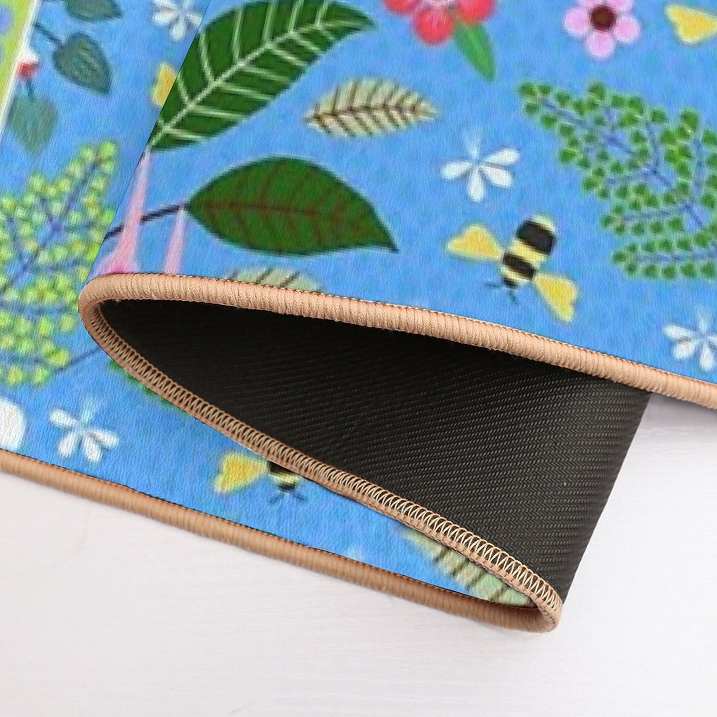 Katie And The Hummingbird Bath Mat