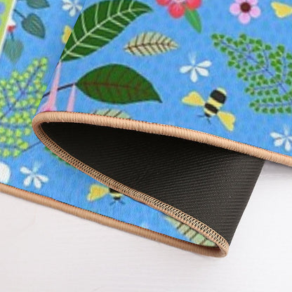 Katie And The Hummingbird Bath Mat