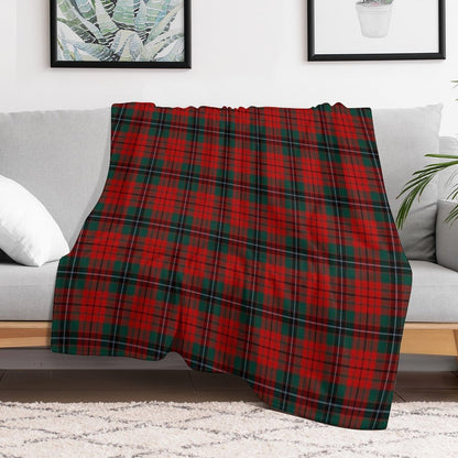 Clan Nicolson Tartan Throw Blanket
