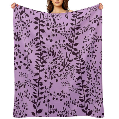 Bella Swan Lavender Freesia Throw Blanket