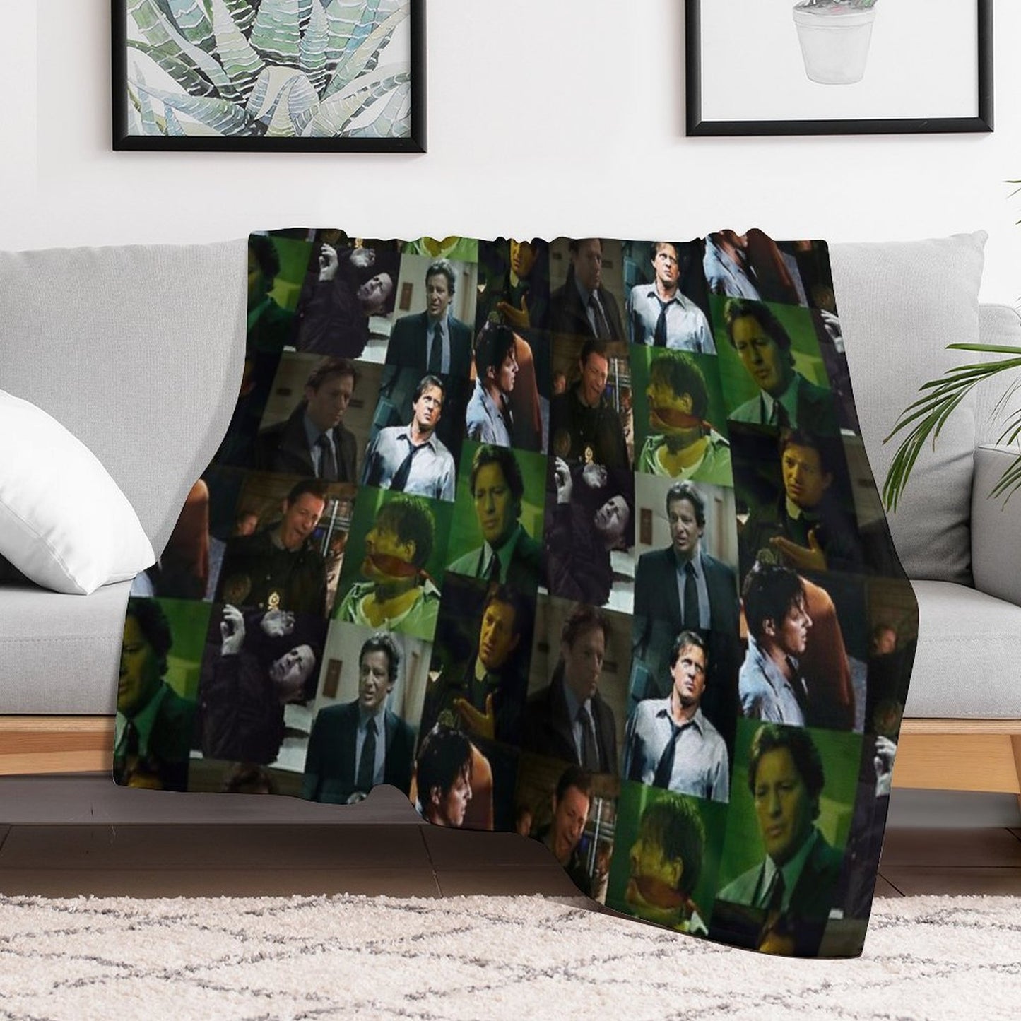Mark Hoffman (Costas Mandylor) Throw Blanket