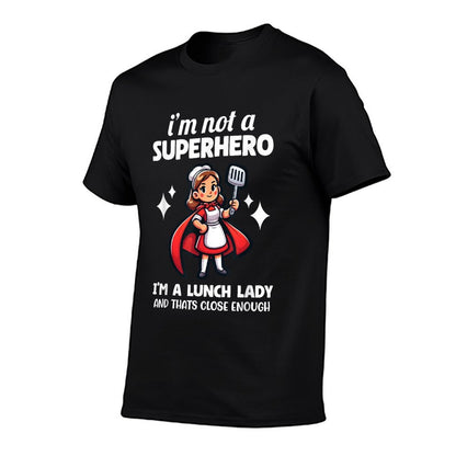 Funny Lunch Lady School Aide Appreciation Graphic T-Shirt