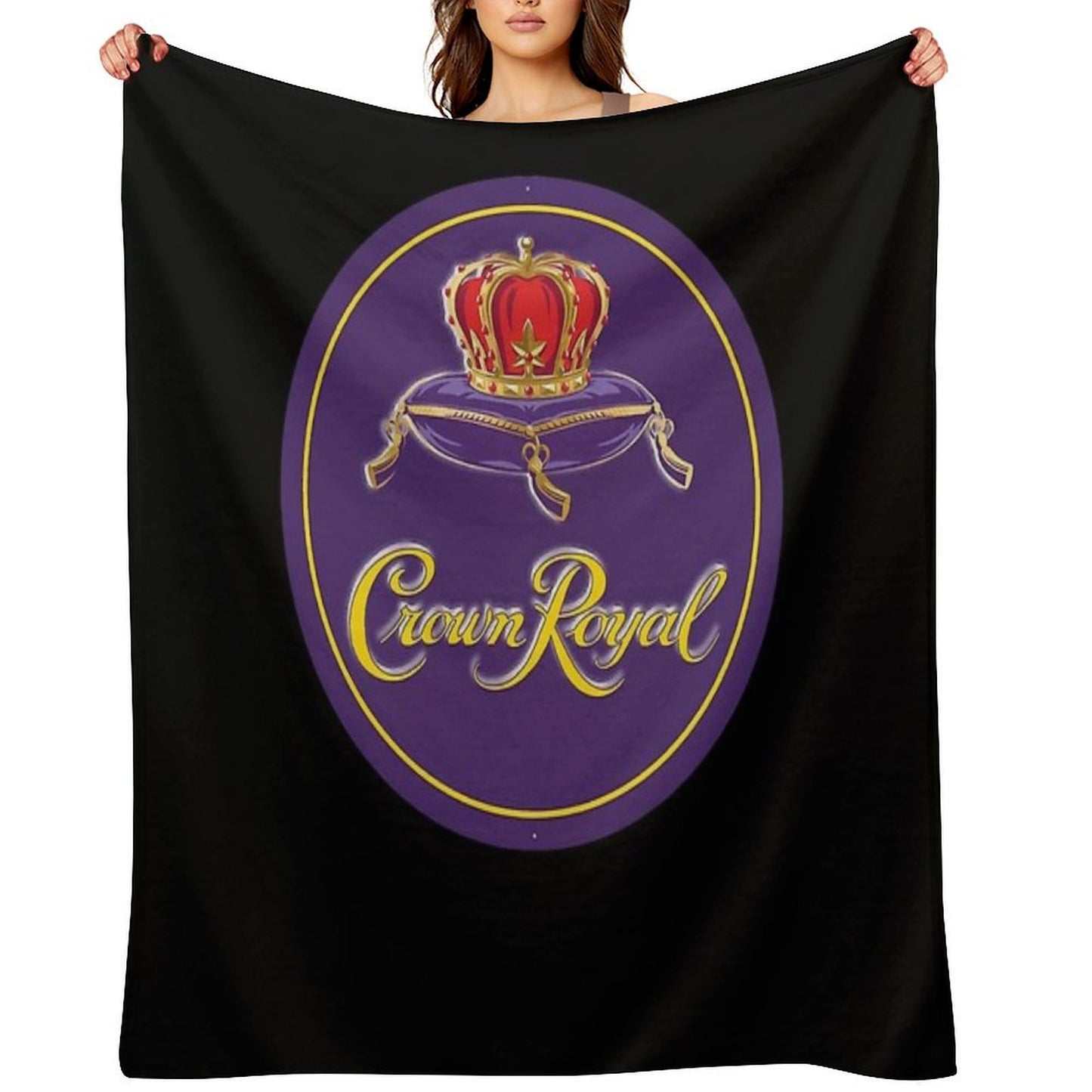 Crown Royal Essential Logo Essential Throw Blanket