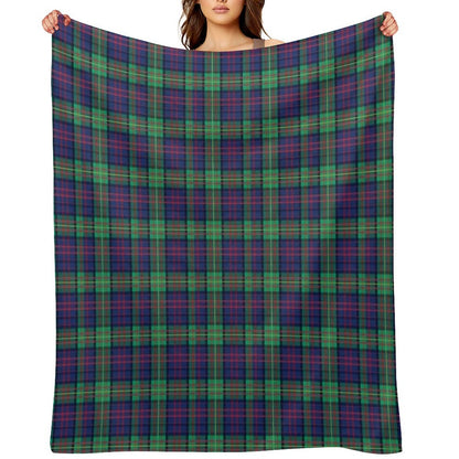 Carnegie Mellon University Tartan Plaid Throw Blanket