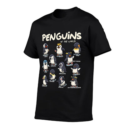 Penguin Penguins Animals of The World Penguin Lovers T-Shirt