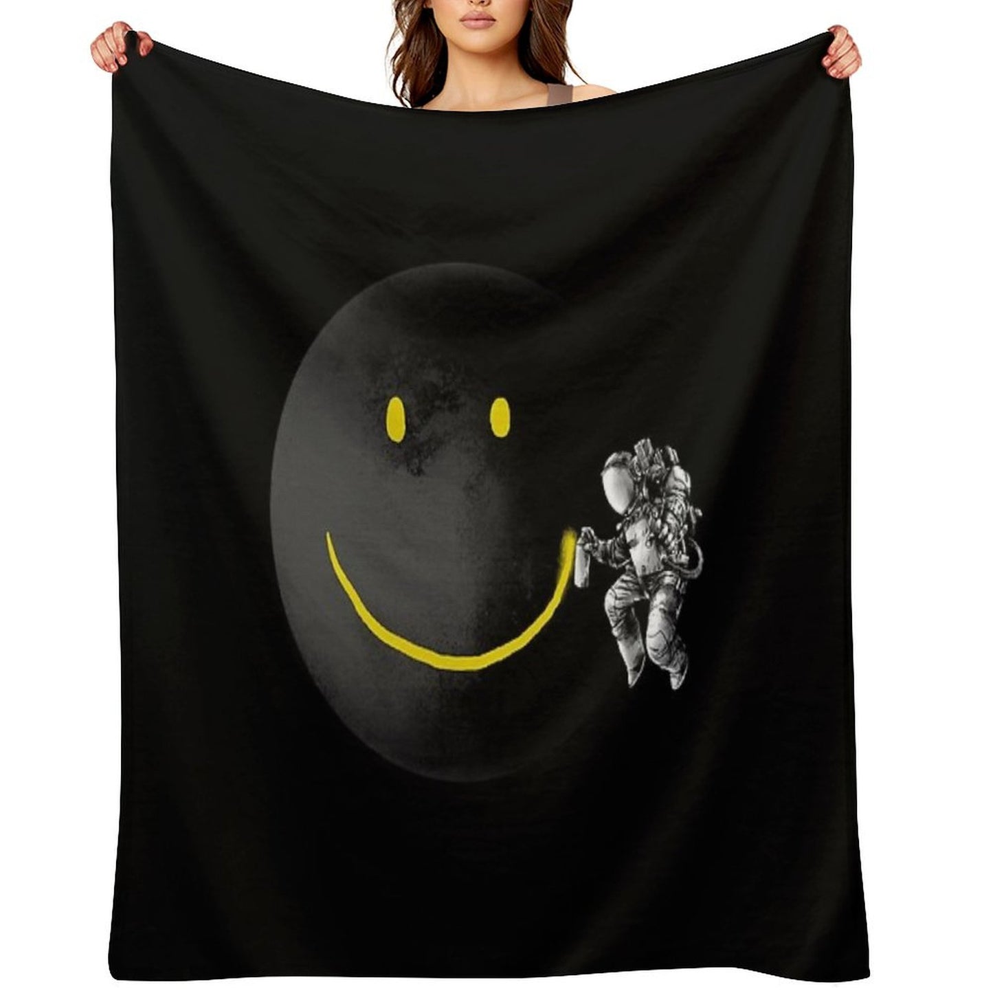 Make A Smile Throw Blanket