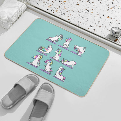 Unicorn Yoga Bath Mat