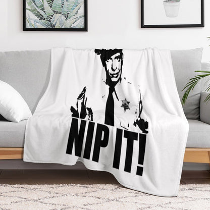 Andy Griffith Show T-ShirtBarney Fife - Nip It! Throw Blanket