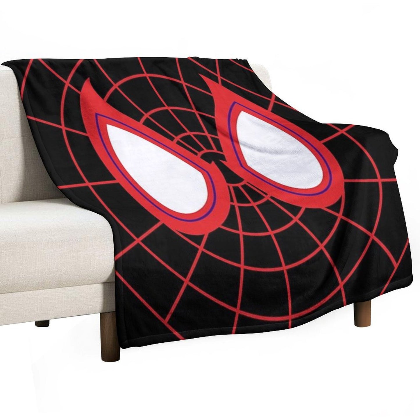 Miles Morales Eyes Throw Blanket