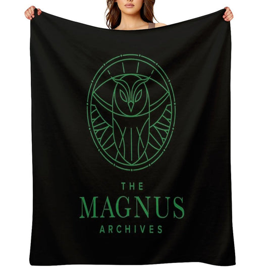 All Seeing Owl Throw Blanket
